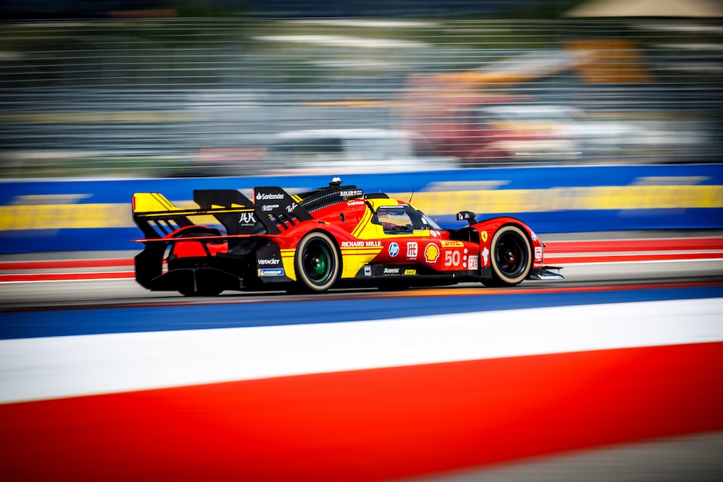 Nicklas Nielsen på VM-podiet i Texas
(Foto: Ferrari Media)